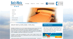 Desktop Screenshot of hotel-maria.ro